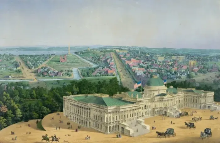 Framed Print : View of Washington Framed Print : View of Washington