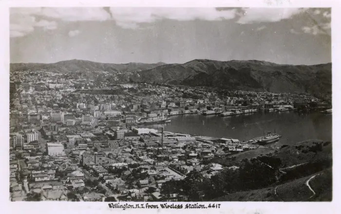 Framed Print : View of Wellington, New Zealand from the Wireless Station Framed Print : View of Wellington, New Zealand from the Wireless Station