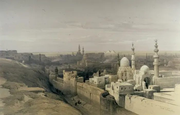 Framed Print : View West over Cairo Framed Print : View West over Cairo