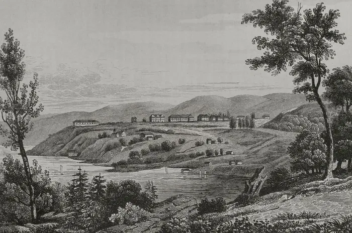 Framed Print : View of West Point. The United States Military West Point Framed Print : View of West Point. The United States Military West Point