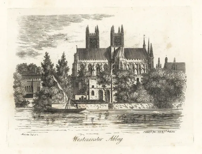 Framed Print : View of Westminster Abbey, London, 1807 Framed Print : View of Westminster Abbey, London, 1807