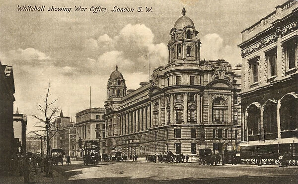 A view of Whitehall showing the War Office
