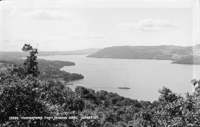 Framed Print : View of Windermere from Jenkins Crag Framed Print : View of Windermere from Jenkins Crag