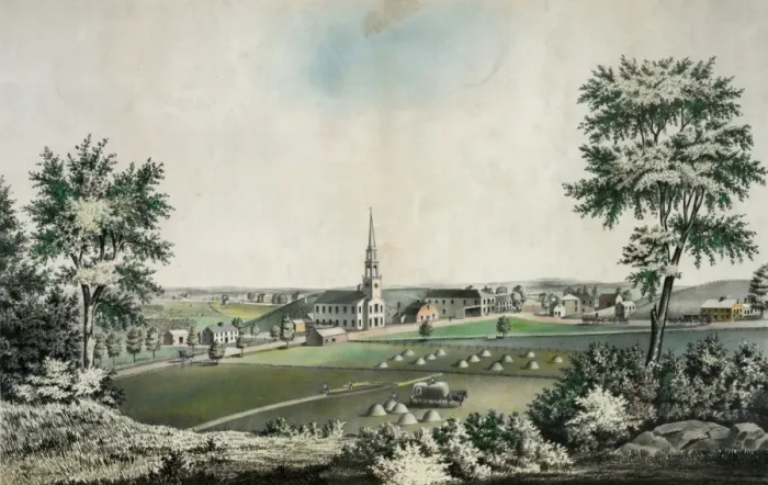 Framed Print : View of Woburn, Mass Framed Print : View of Woburn, Mass