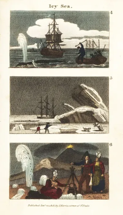 Framed Print : Views in the Icy Seas of Northern Europe, 18th century Framed Print : Views in the Icy Seas of Northern Europe, 18th century