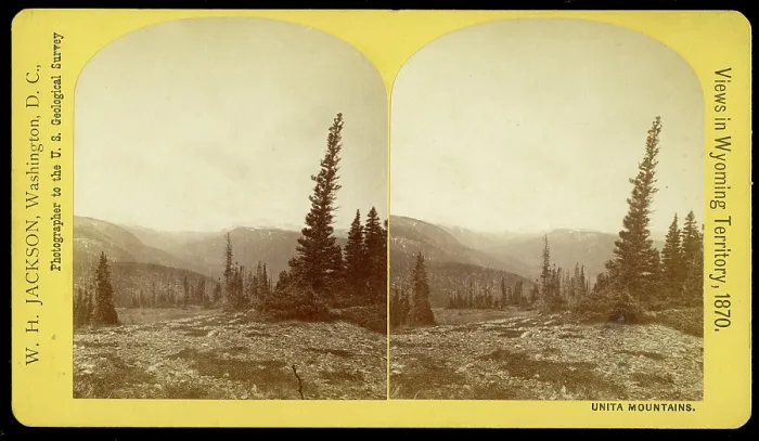 Framed Print : Views in Wyoming Territory, Unita Mountains, 1870 Framed Print : Views in Wyoming Territory, Unita Mountains, 1870
