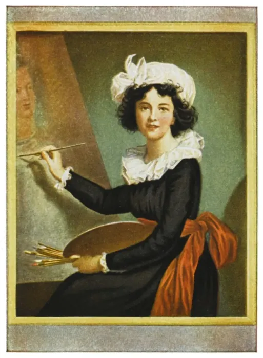 Framed Print : Vigee Le Brun (Miniature Framed Print : Vigee Le Brun (Miniature