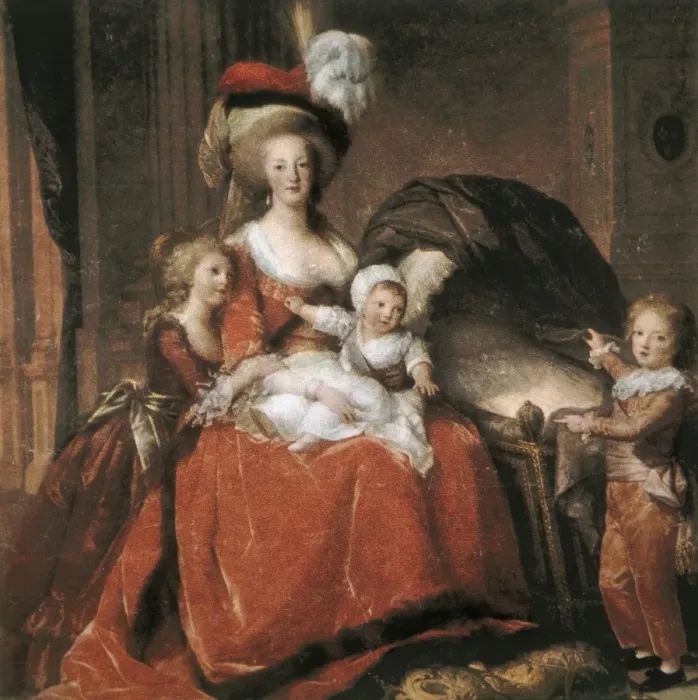 Framed Print : Vigee-Lebrun, Elisabeth (1755-1842). Marie Antoinette