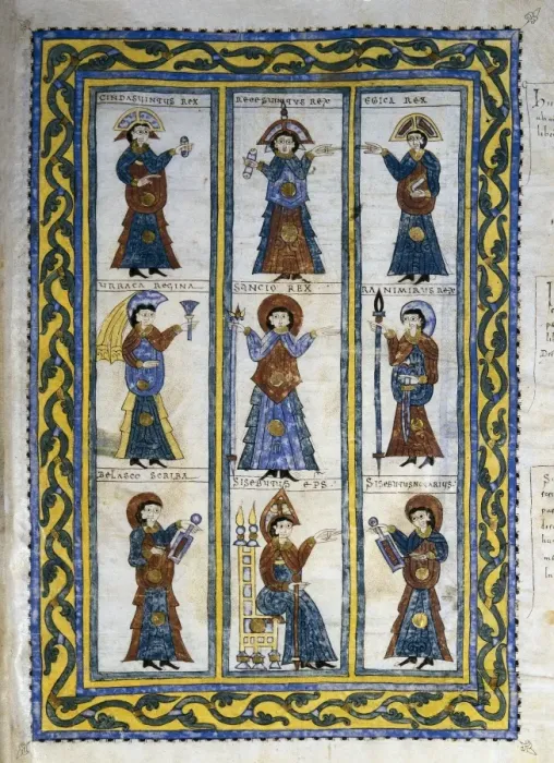 Framed Print : Vigilian or Albelda Codex. 10th c. Council of Framed Print : Vigilian or Albelda Codex. 10th c. Council of