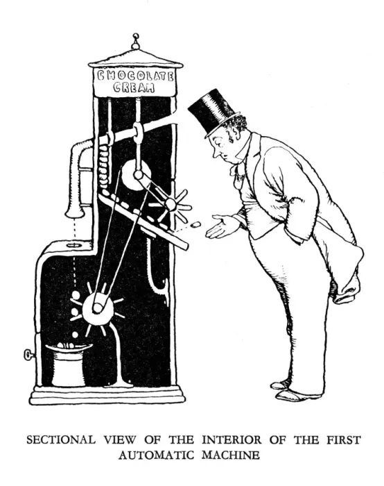 Framed Print : Vignette illustration, Railway Ribaldry by W Heath Robinson Framed Print : Vignette illustration, Railway Ribaldry by W Heath Robinson