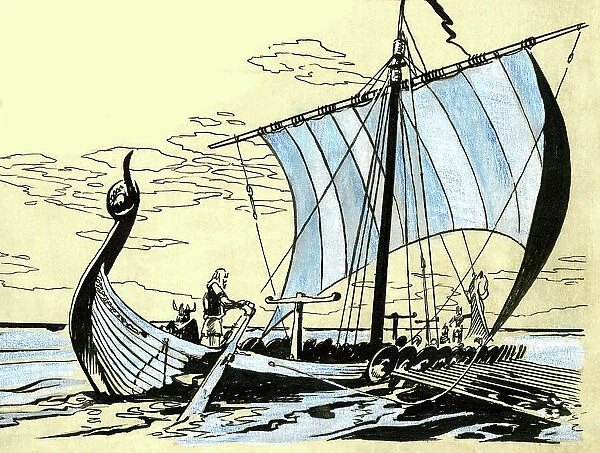 Viking ship, longboat