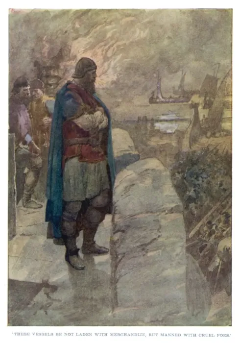 Framed Print : Vikings Raid France Framed Print : Vikings Raid France