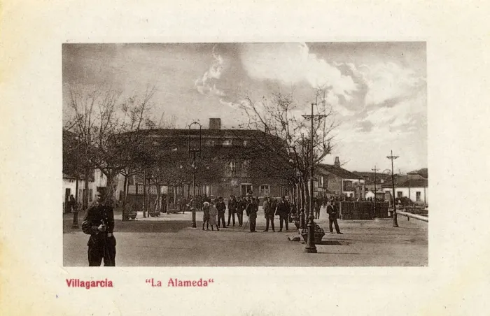 Framed Print : Vilagarcia de Arousa, Pontevedra, Galicia - La Alameda Framed Print : Vilagarcia de Arousa, Pontevedra, Galicia - La Alameda