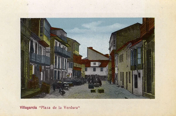 Vilagarcia de Arousa, Pontevedra, Plaza de la Verdura