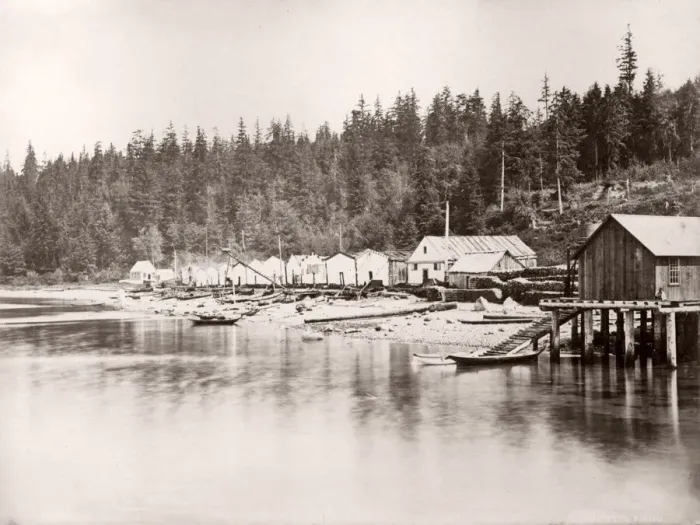 Framed Print : Village Alert Bay Cormorant Island, British Columbia, Canada Framed Print : Village Alert Bay Cormorant Island, British Columbia, Canada