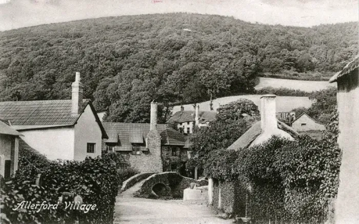 Framed Print : The Village, Allerford, Somerset Framed Print : The Village, Allerford, Somerset