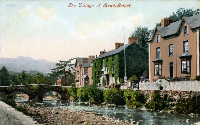 Framed Print : The Village, Beddgelert, Caernarvonshire Framed Print : The Village, Beddgelert, Caernarvonshire