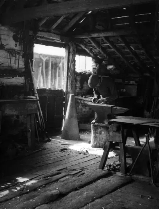 Framed Print : Village Blacksmith Framed Print : Village Blacksmith