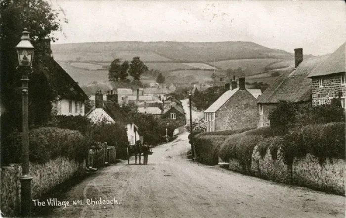 Framed Print : The Village, Chideock, Dorset Framed Print : The Village, Chideock, Dorset