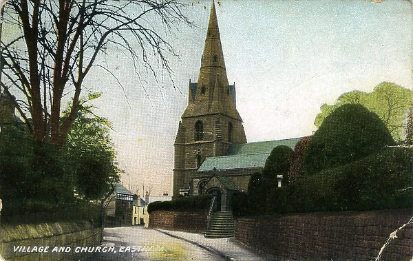 The Village & Church, Eastham, Lancashire
