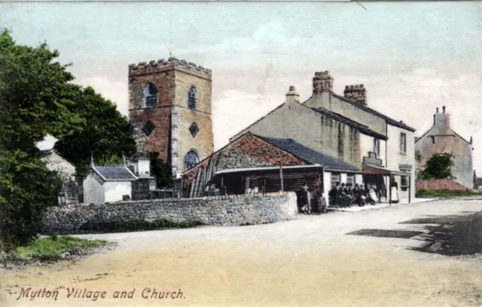 Framed Print : The Village & Church, Mytton, Lancashire Framed Print : The Village & Church, Mytton, Lancashire