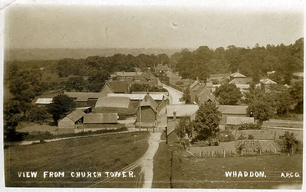 The Village - From Church Tower, Whaddon, Buckinghamshire