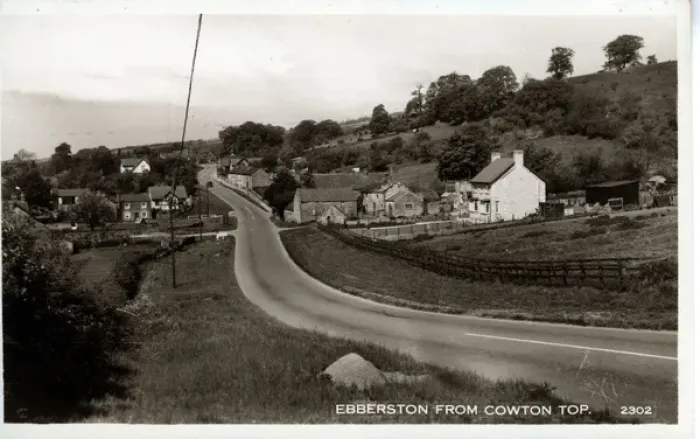 Framed Print : The Village from Cowton Top, Ebberston, Yorkshire Framed Print : The Village from Cowton Top, Ebberston, Yorkshire