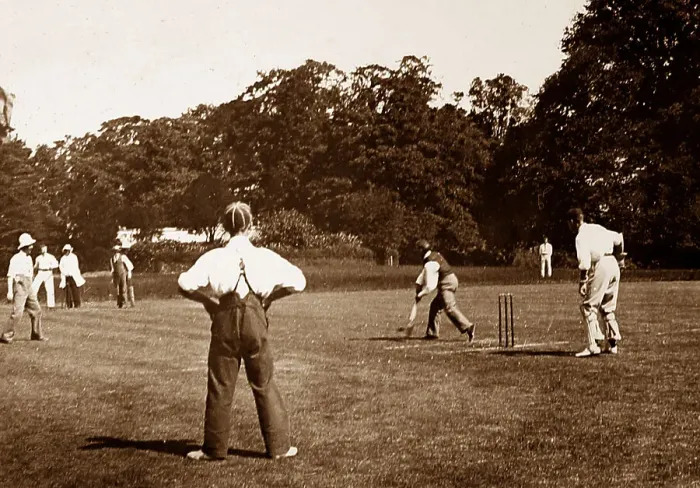 Framed Print : Village cricket match Framed Print : Village cricket match