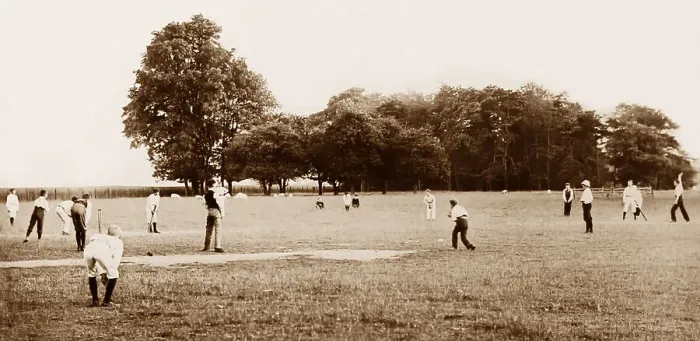 Framed Print : Village cricket match Framed Print : Village cricket match