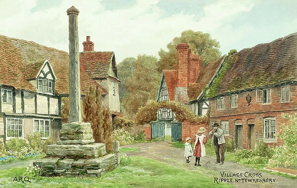 Village Cross, Ripple, near Tewkesbury, Worcestershire