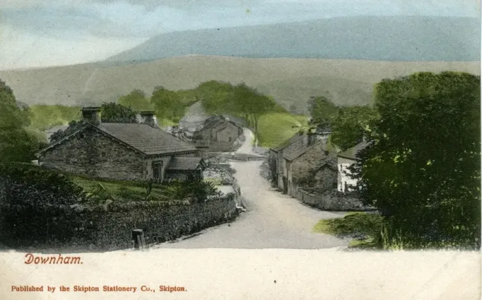 Framed Print : The Village, Downham, Lancashire Framed Print : The Village, Downham, Lancashire