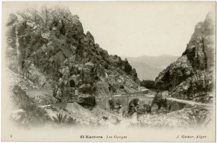 Framed Print : Village of El-Kantara, Algeria - Road through the Gorges Framed Print : Village of El-Kantara, Algeria - Road through the Gorges