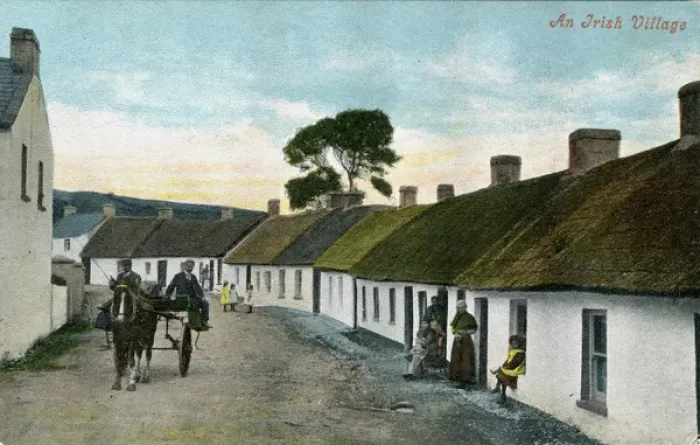 Framed Print : The Village, Glynn, County Antrim Framed Print : The Village, Glynn, County Antrim