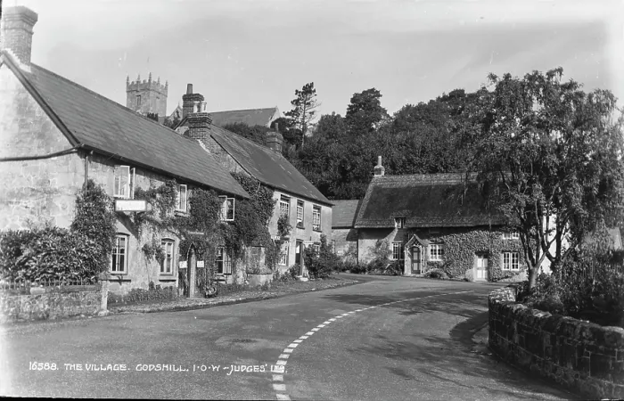 Framed Print : The Village of Godshill Framed Print : The Village of Godshill