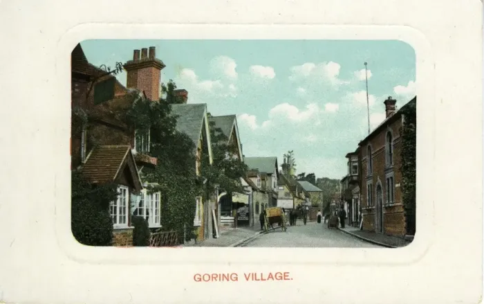 Framed Print : The Village, Goring, Berkshire Framed Print : The Village, Goring, Berkshire