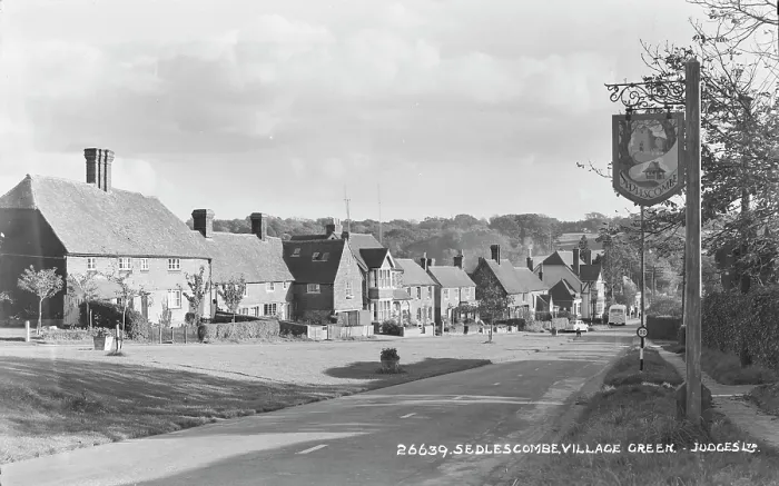 Framed Print : Village Green in Sedlescombe Framed Print : Village Green in Sedlescombe