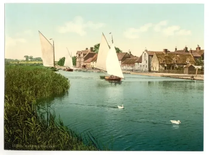 Framed Print : The village, Horning Village, England Framed Print : The village, Horning Village, England