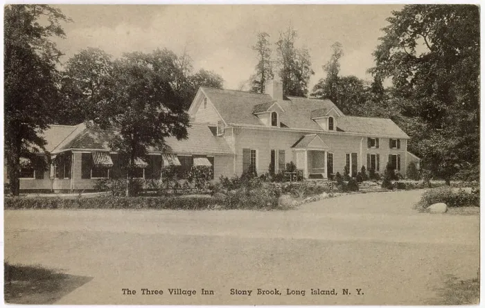 Framed Print : Three Village Inn, Stony Brook, Long Island, New York State, USA Date: circa 1940 Framed Print : Three Village Inn, Stony Brook, Long Island, New York State, USA Date: circa 1940