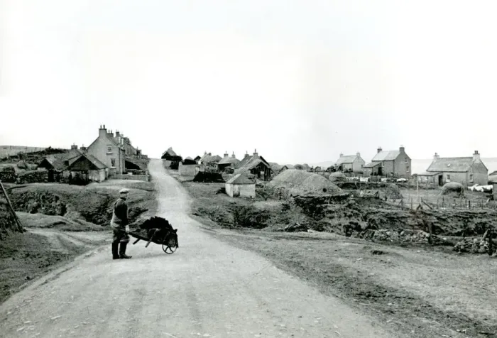 Framed Print : The Village of Knock, Isle of Lewis, Scotland Framed Print : The Village of Knock, Isle of Lewis, Scotland