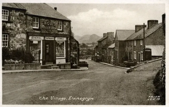 Framed Print : The Village, Llanegryn, Merionethshire Framed Print : The Village, Llanegryn, Merionethshire