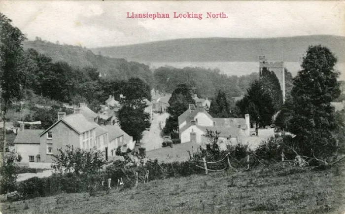 Framed Print : The Village, Llanstephan, Carmarthenshire Framed Print : The Village, Llanstephan, Carmarthenshire