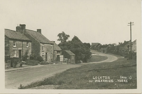 The Village, Lockton, Pickering, Yorkshire, England. Date: 1920s