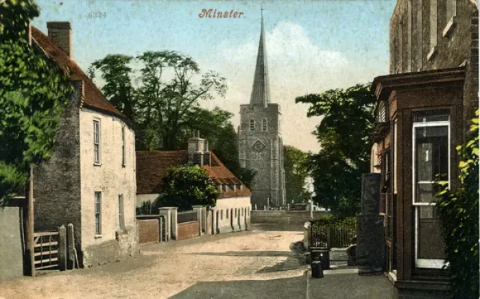 Framed Print : The Village, Minster, Ramsgate, England Framed Print : The Village, Minster, Ramsgate, England