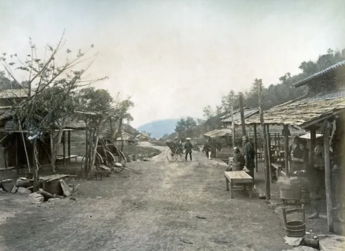 Framed Print : Village between Mogi and Nagasaki, Japan Framed Print : Village between Mogi and Nagasaki, Japan