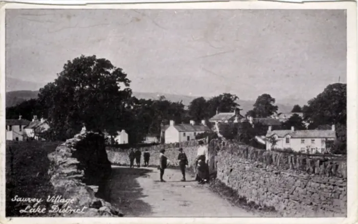 Framed Print : The Village, Near Sawrey, Cumbria Framed Print : The Village, Near Sawrey, Cumbria