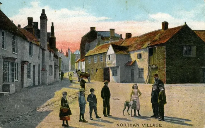 Framed Print : The Village, Northan, Devon Framed Print : The Village, Northan, Devon