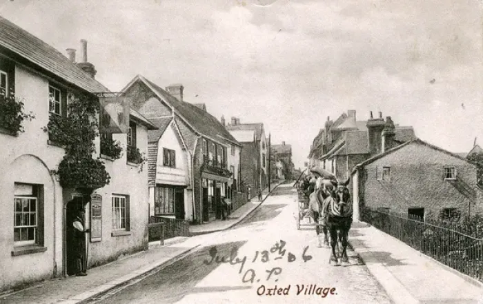 Framed Print : The Village, Oxted, Surrey Framed Print : The Village, Oxted, Surrey