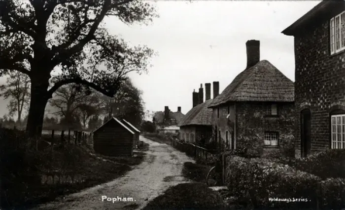 Framed Print : The Village, Popham, England Framed Print : The Village, Popham, England