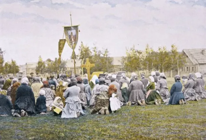 Framed Print : Village Procession Framed Print : Village Procession