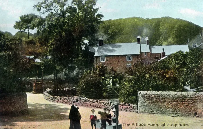 Framed Print : The Village Pump at Heysham, Lancashire Framed Print : The Village Pump at Heysham, Lancashire